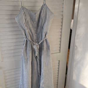 Cotton dress (striped) size M